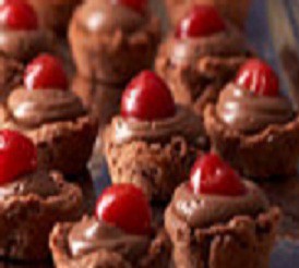 CHOCOLATE CHERRY TARTS